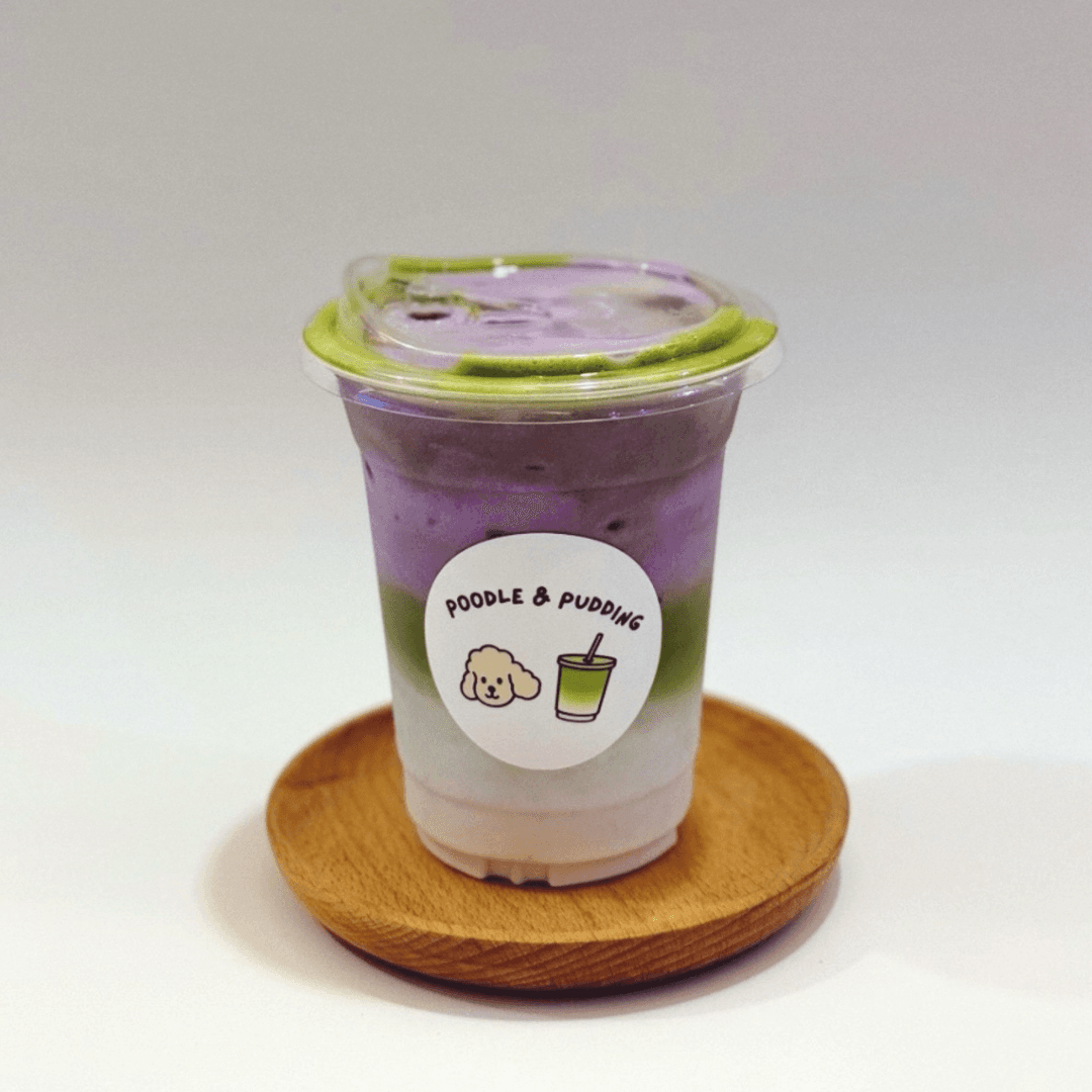 Taro Cloud Matcha Latte ☁️🍠